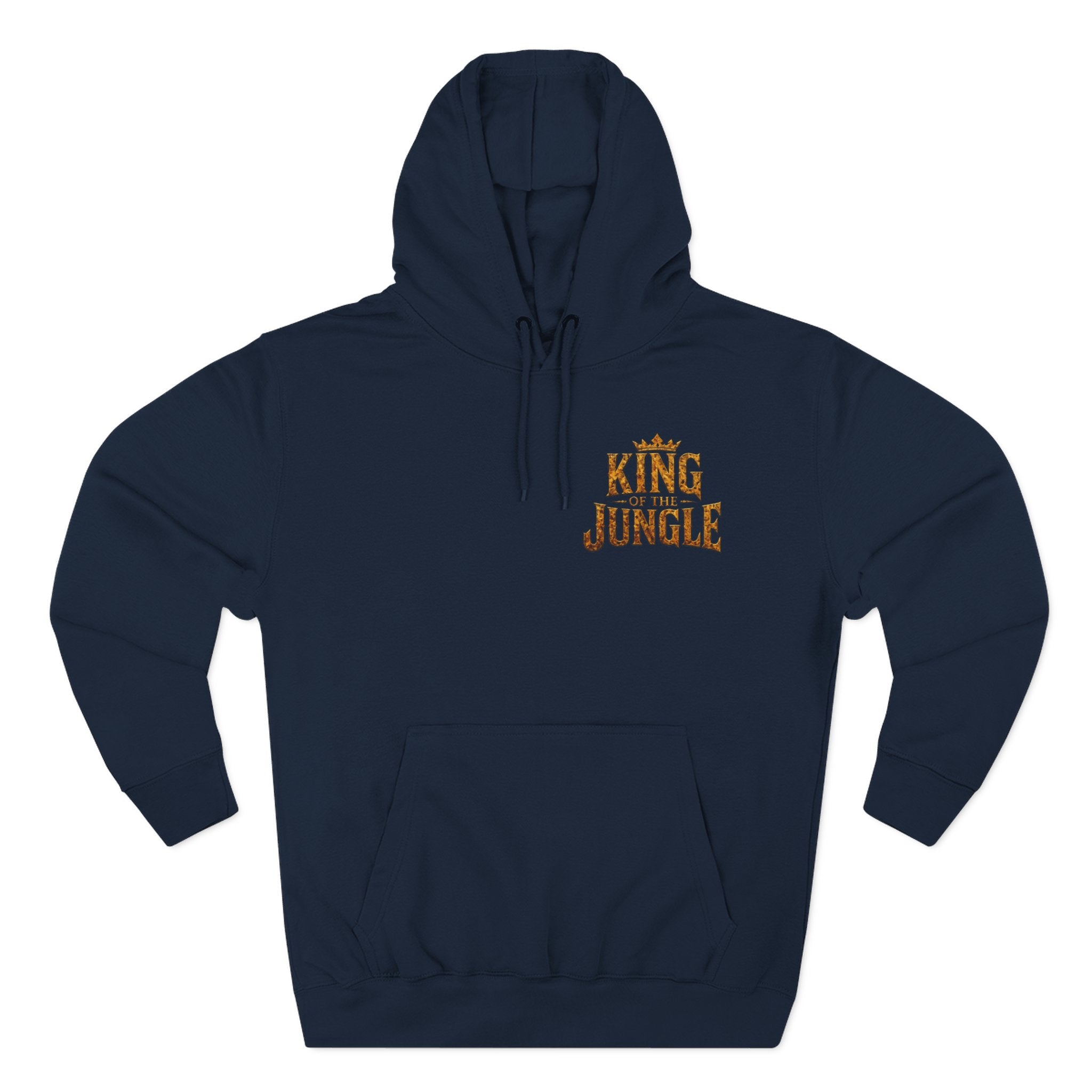 King of the Jungle Hoodie — Lion Graphic Fleece Pullover