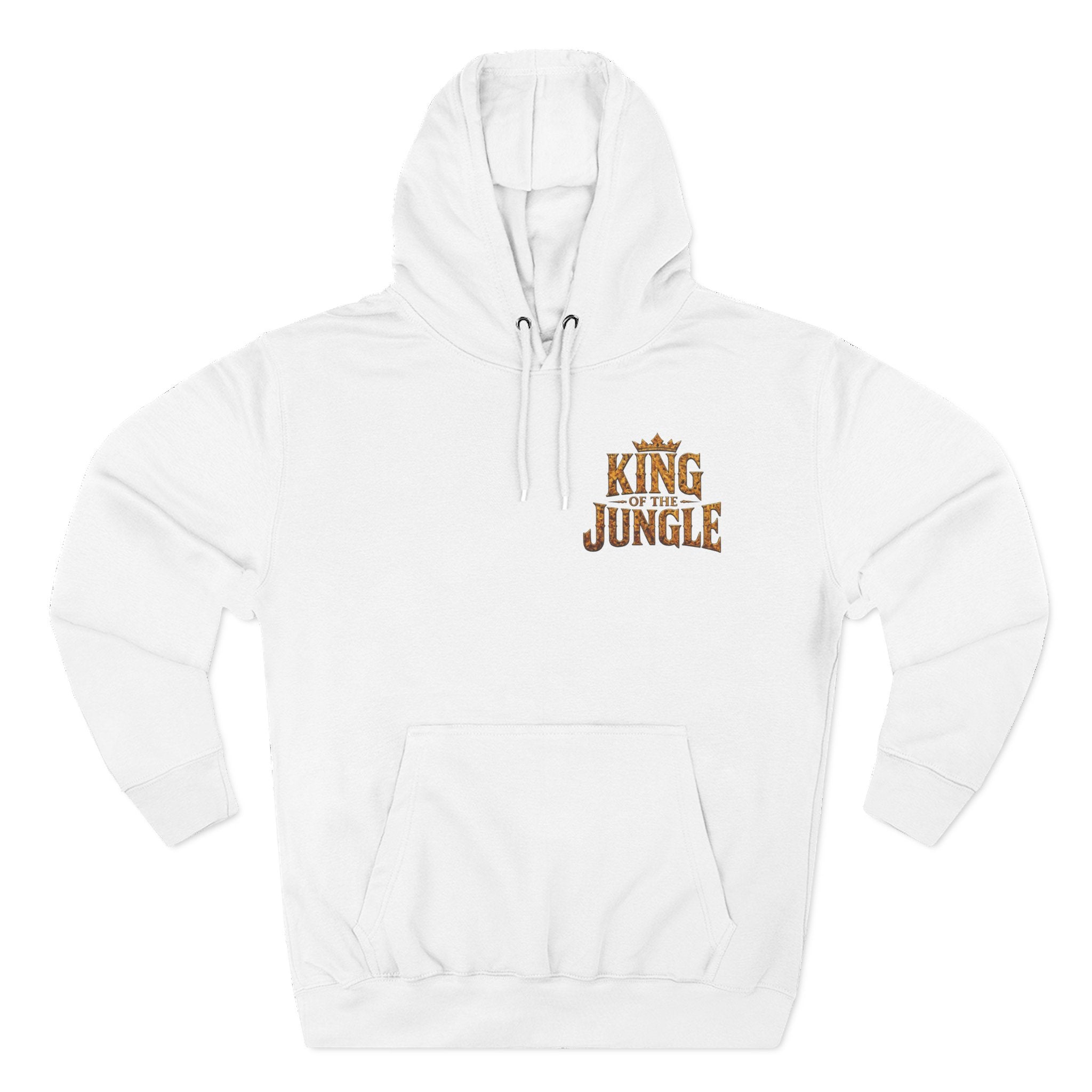 King of the Jungle Hoodie — Lion Graphic Fleece Pullover